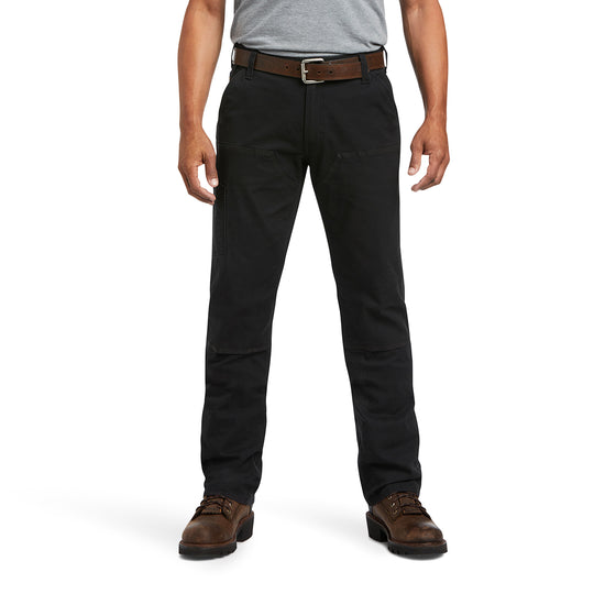Ariat Men's Rebar M7 Slim DuraStretch Black Straight Leg Pants 10036735