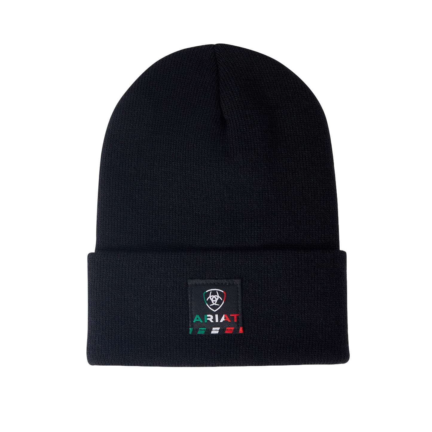 Ariat Rebar® Mexican Flag Patch Black Beanie 10041511