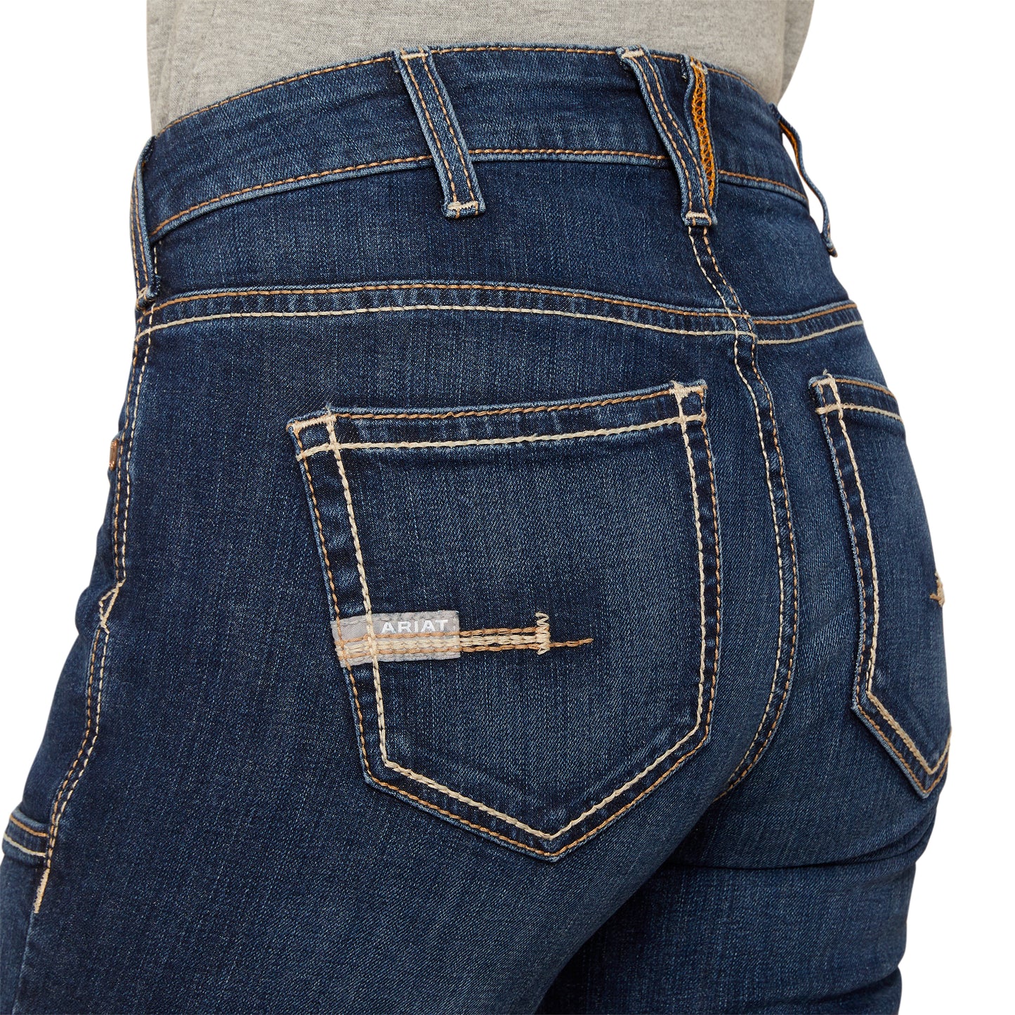 Ariat Ladies Rebar DuraStretch Riveter Double Front Camden Wash Slim Jean 10036684