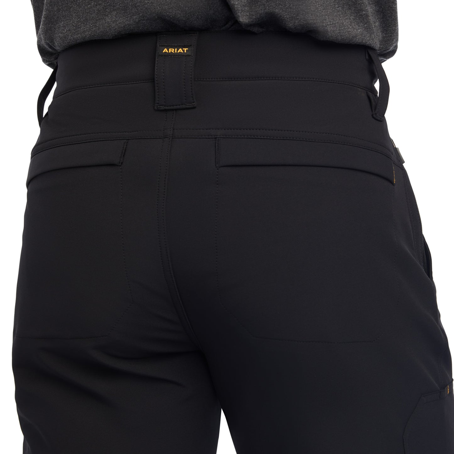 Ariat Men's Rebar M5 Straight DuraStretch DriTEK Softshell Black Pants 10041074