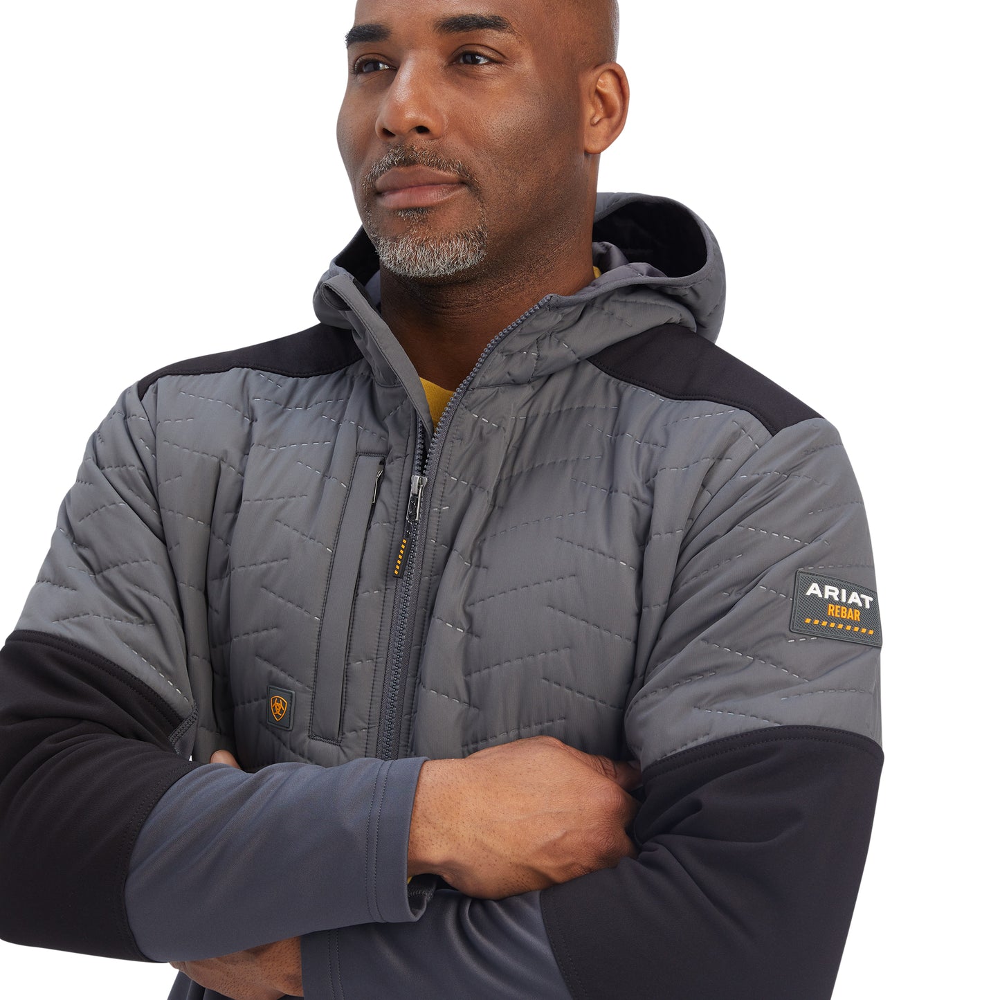 Ariat Men's Rebar Cloud 9 Grey Insulated Jacket 10041443
