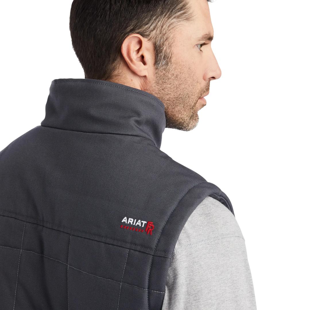 Ariat Men's FR Crius Iron Grey Insulated Vest 10041623 detail03