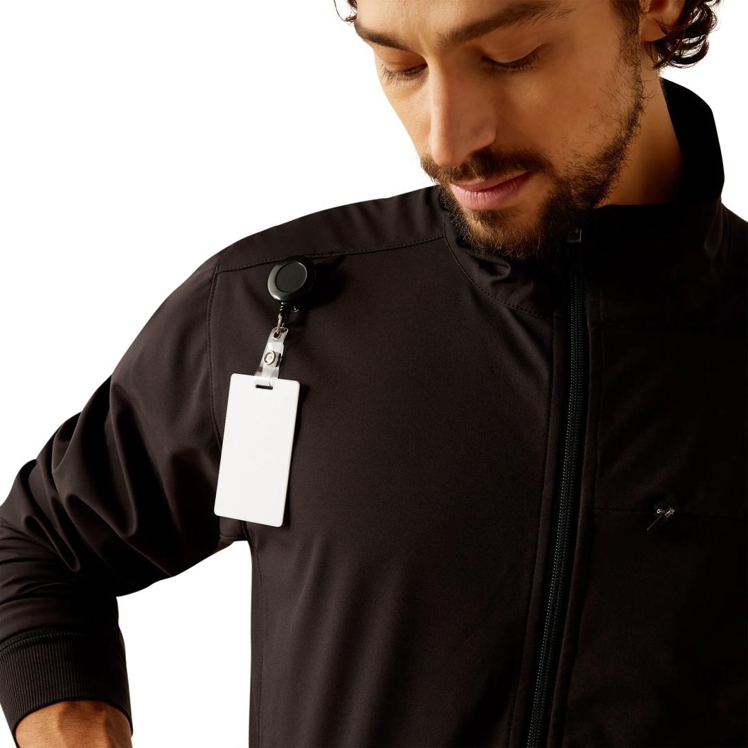 Ariat Men's Conrad Black Utility Scrub Jacket 10041884 detail01