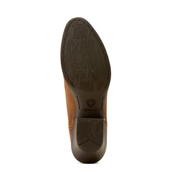 Ariat Ladies Heritage R Toe Copper Brown Western Boots 10035999