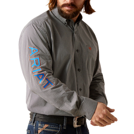 ARIAT Men's MNS Team Whitt Classic Long Sleeve Shirt – Rugged Casual Fit | Embroidered Detail - View #7