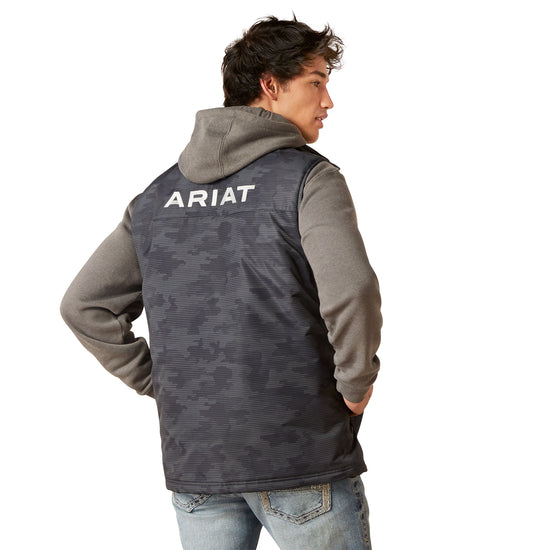 Ariat Men's Team Concealed Carry Ebony Camo Insulated Vest 10046719