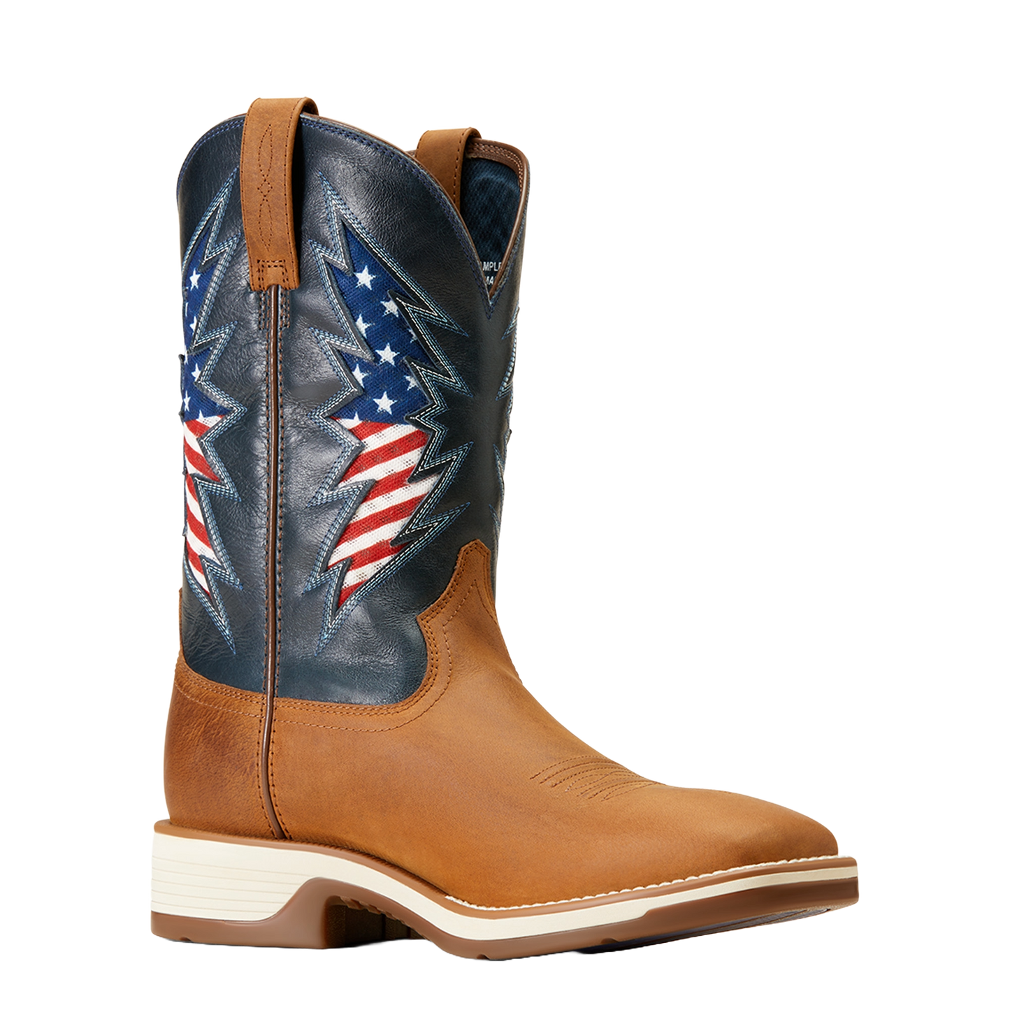 Ariat Men's Ridgeback VentTEK Georgia Clay Brown Western Boot 10046981