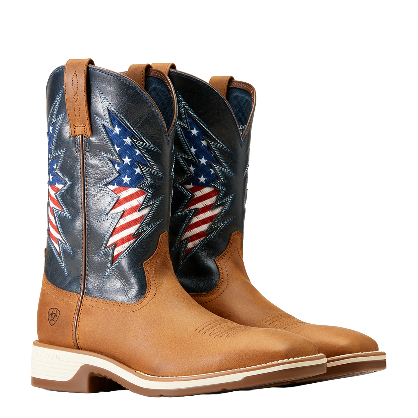 Ariat Men's Ridgeback VentTEK Georgia Clay Brown Western Boot 10046981