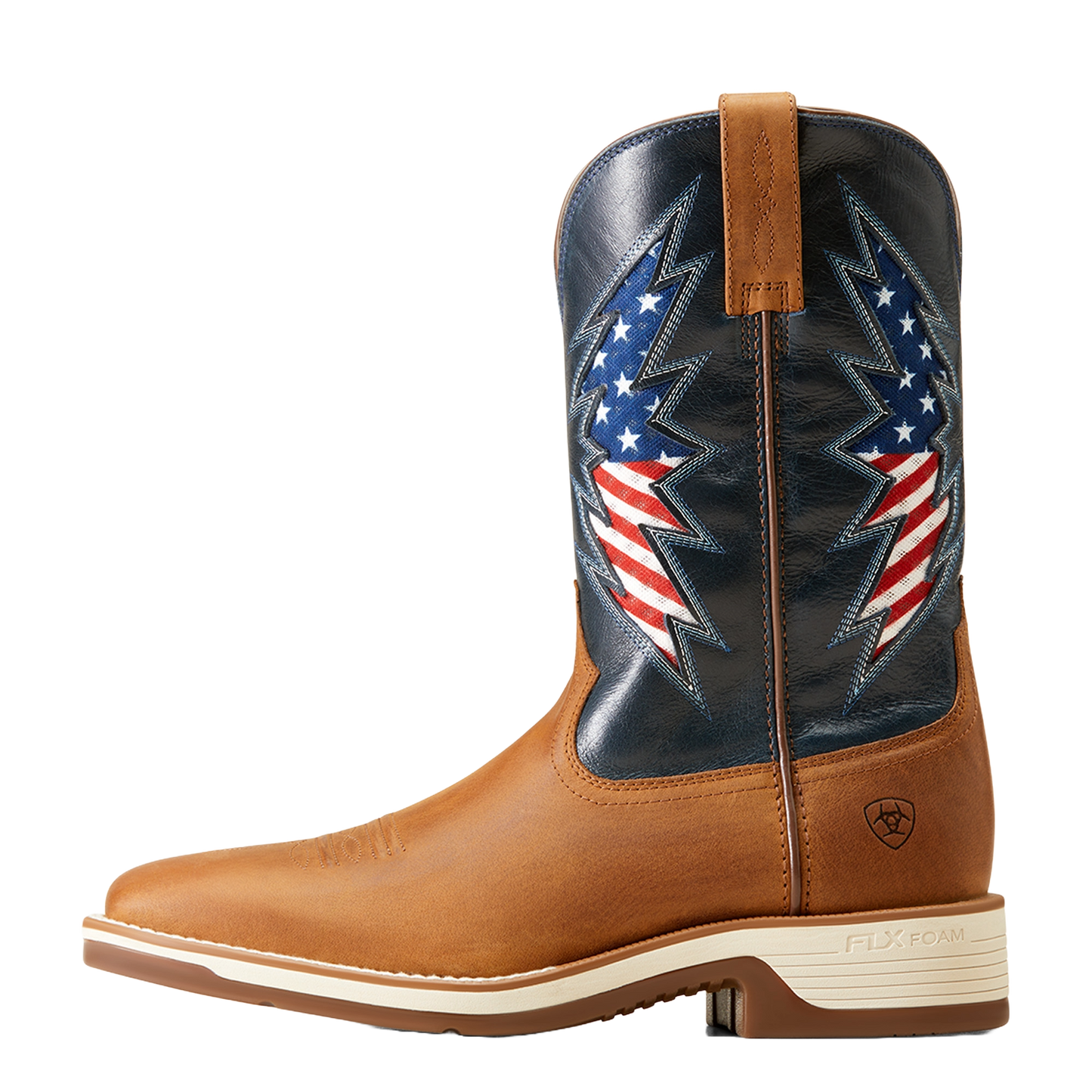 Ariat Men's Ridgeback VentTEK Georgia Clay Brown Western Boot 10046981