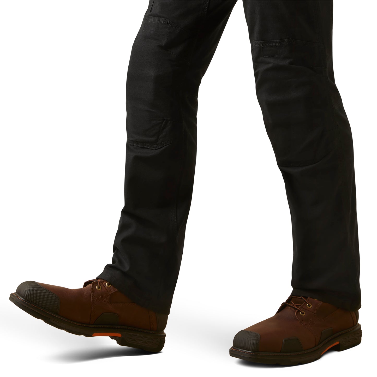Ariat Men's Rebar M5 Made Tough Knee Guardian Black Straight Leg Pant 10045376