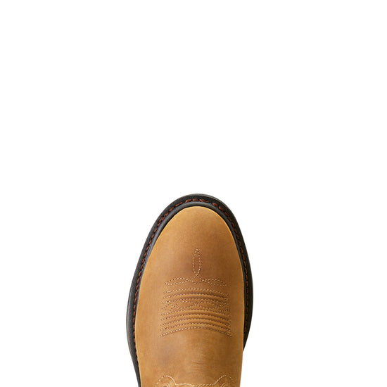 Ariat Men's WorkHog XT Waterproof Distressed Brown Western Work Boot 10045436