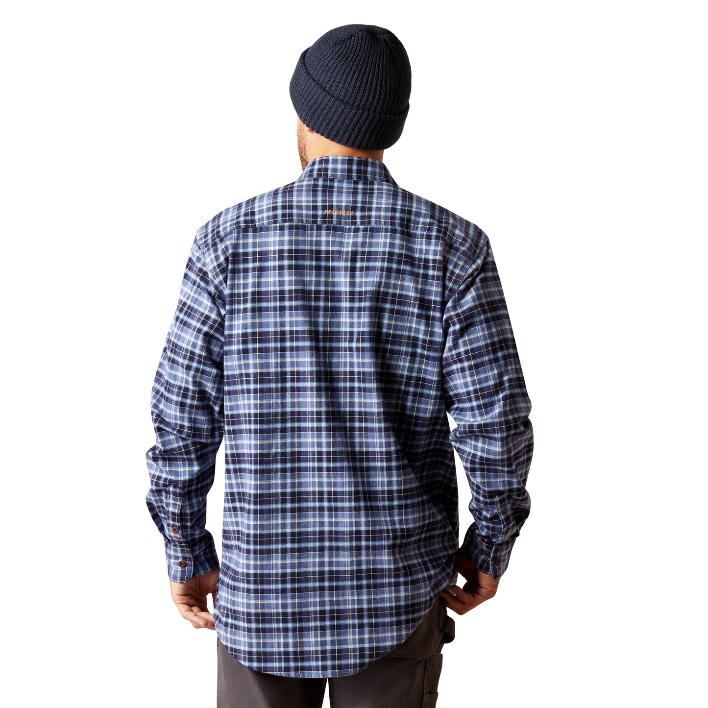 Ariat Men's Rebar Flannel DuraStretch Allure Plaid Work Shirt 10046639