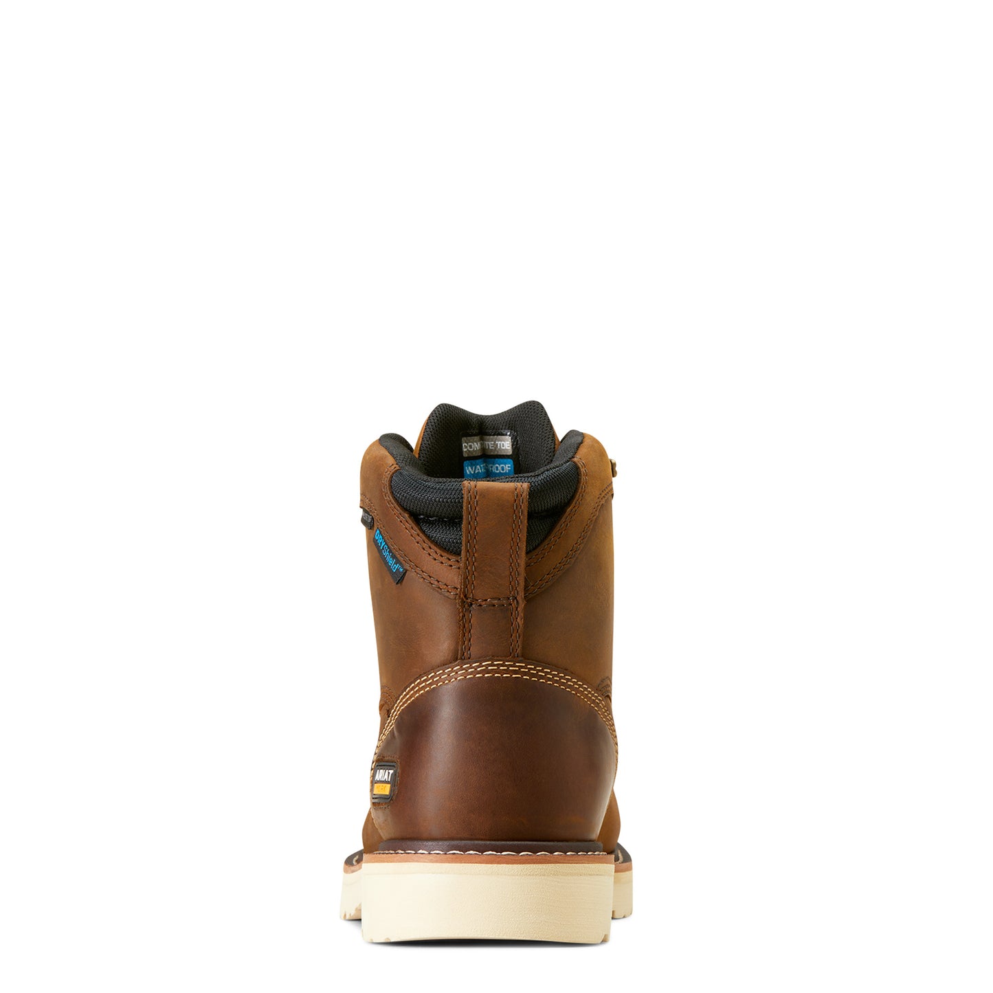 Ariat Men's  Rebar Lift 6" Waterproof Distressed Brown Work Boots 10046877