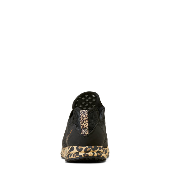 Ariat Ladies Fuse Black Leopard Print Shoe 10042462