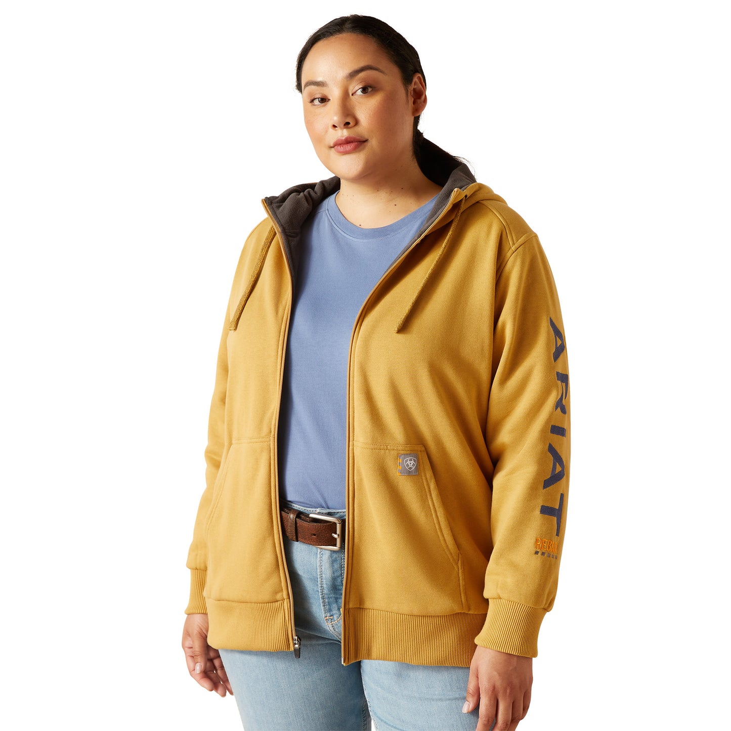 Ariat Ladies Rebar Antelope All Weather Full Zip Hoodie 10046555
