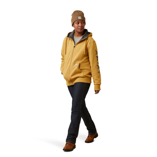 Ariat Ladies Rebar Antelope All Weather Full Zip Hoodie 10046555
