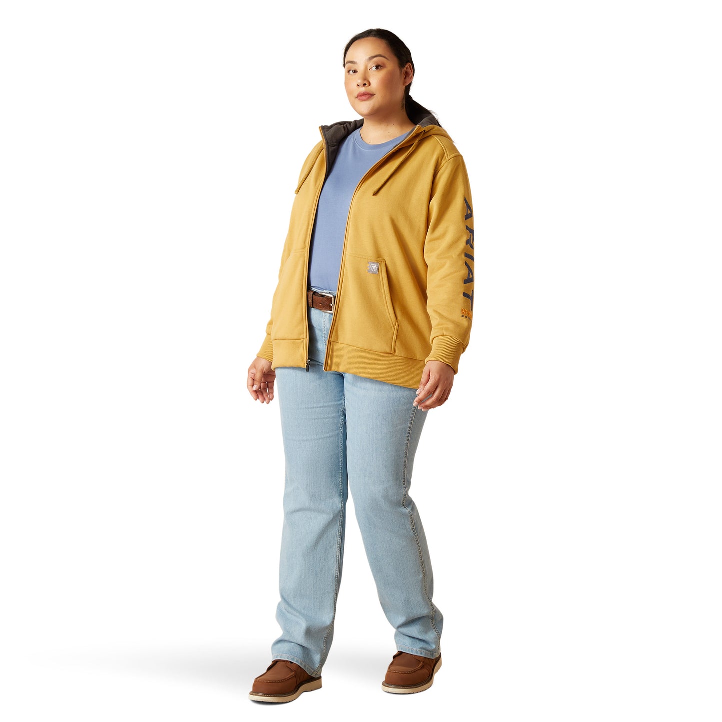 Ariat Ladies Rebar Antelope All Weather Full Zip Hoodie 10046555