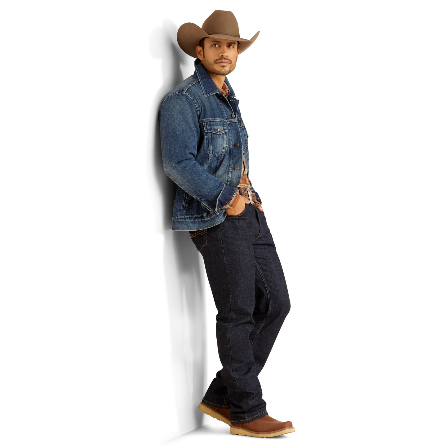 Ariat Men's Blanket Lined Victor Denim Trucker Jacket 10051865