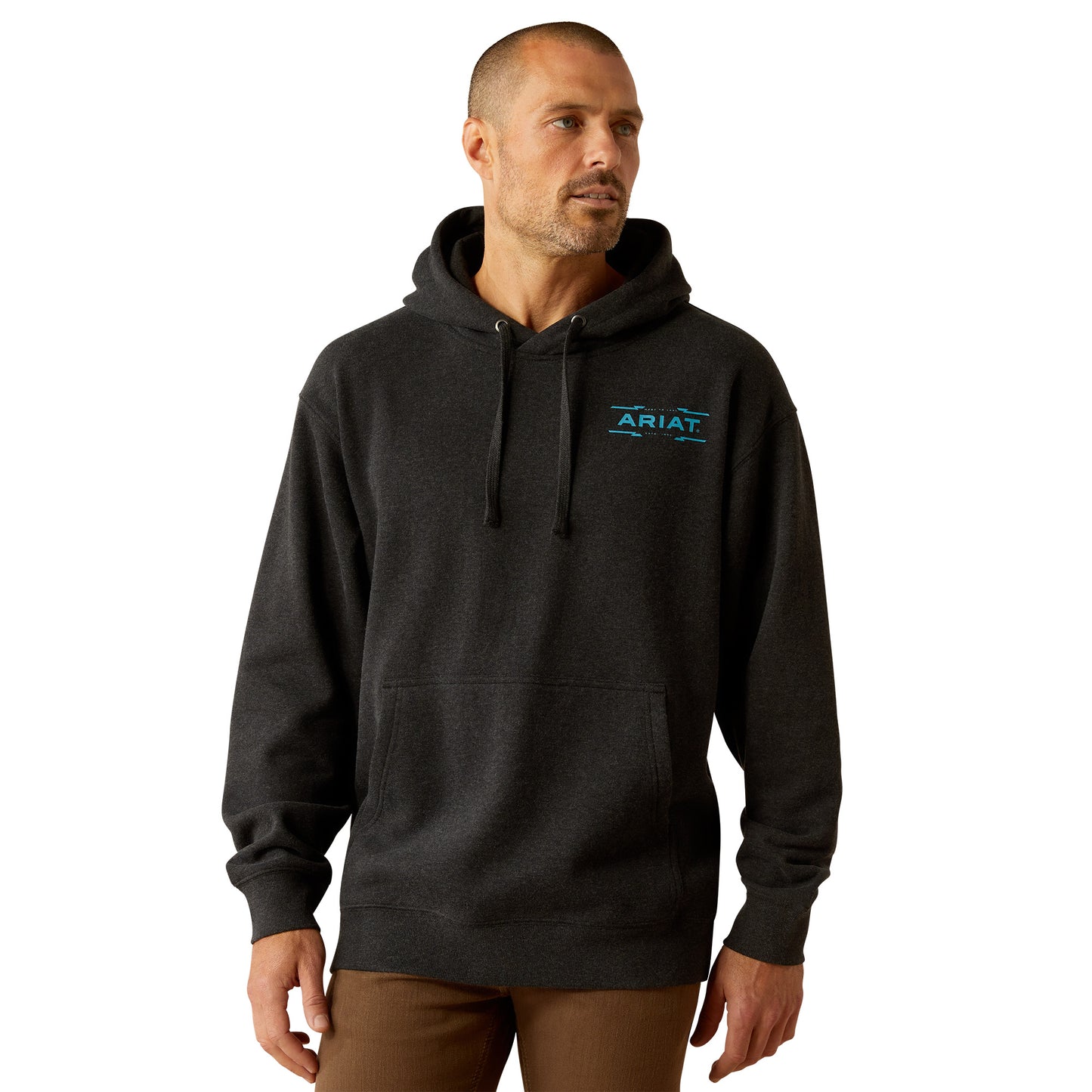 Ariat Men's Diamond Canyon Black Heather Hoodie 10052007