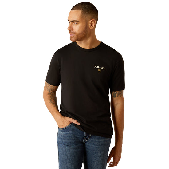 Ariat Men's American Rancher Black Graphic T-Shirt 10052018
