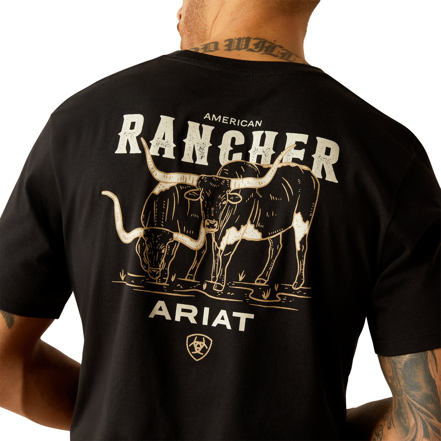 Ariat Men's American Rancher Black Graphic T-Shirt 10052018