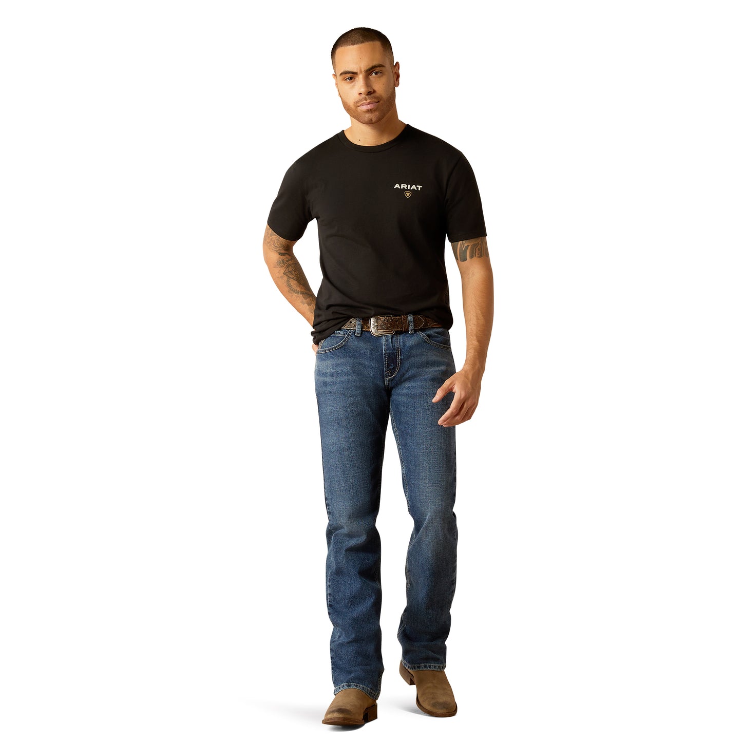 Ariat Men's American Rancher Black Graphic T-Shirt 10052018
