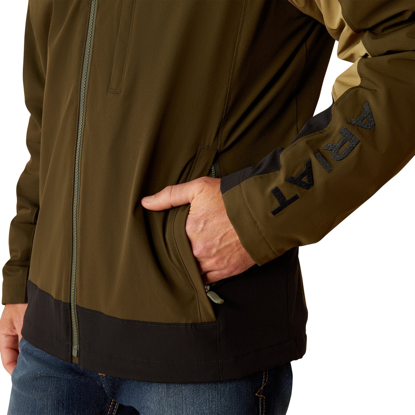 Ariat Men's Pioneer Relic Brown StretchShell Jacket 10052478