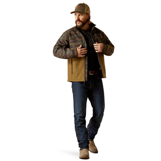 Ariat Men's Logan Beech Camo Print Softshell Jacket 10052655