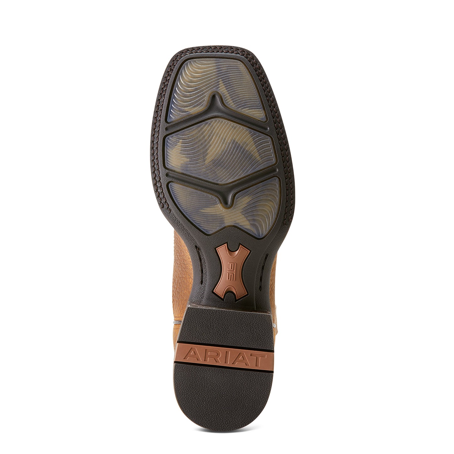 Ariat Men's Oakwood Earth Brown Leather Cowboy Boot 10053566