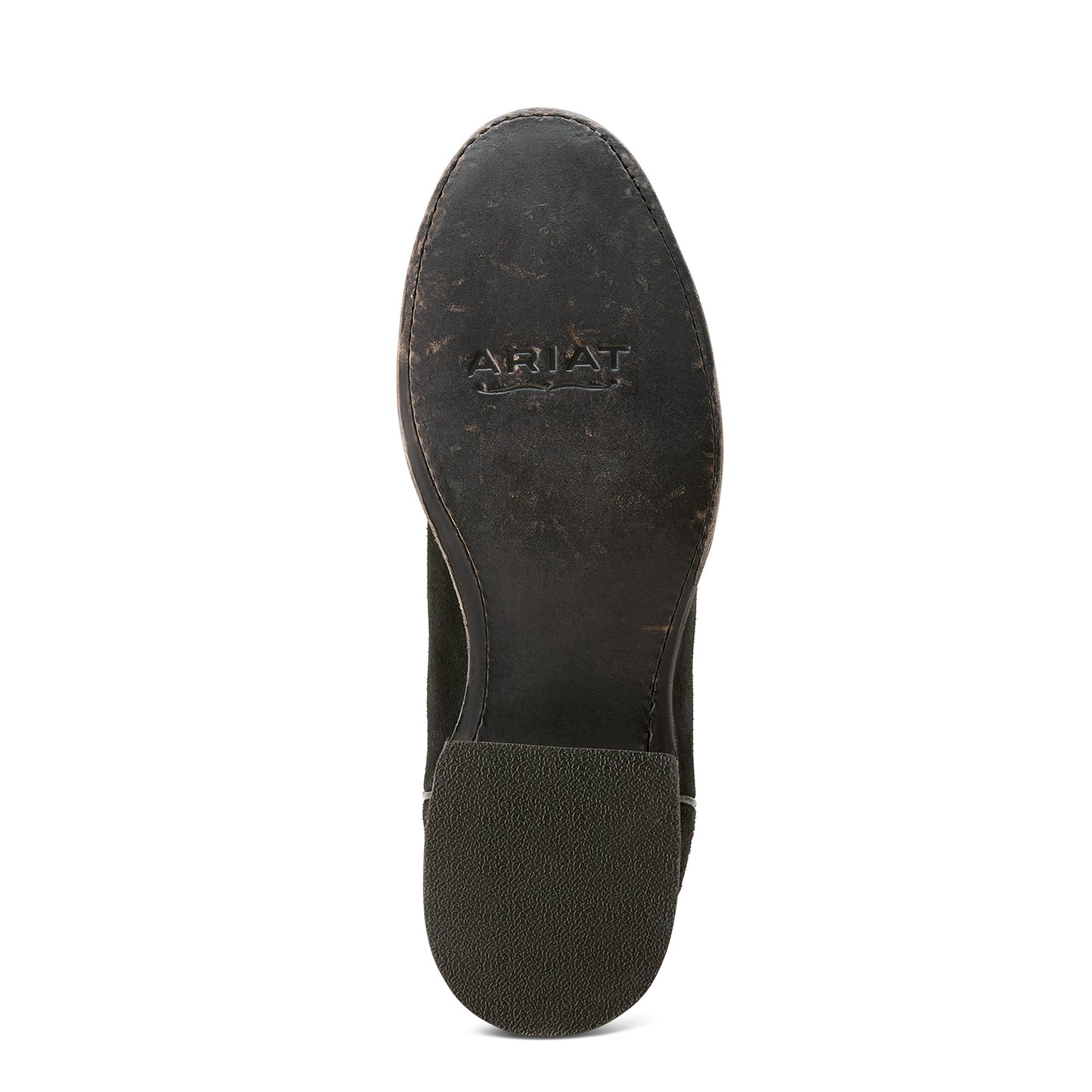 Ariat Men's Downtown Stonewashed Black Suede Western Boot 10053628