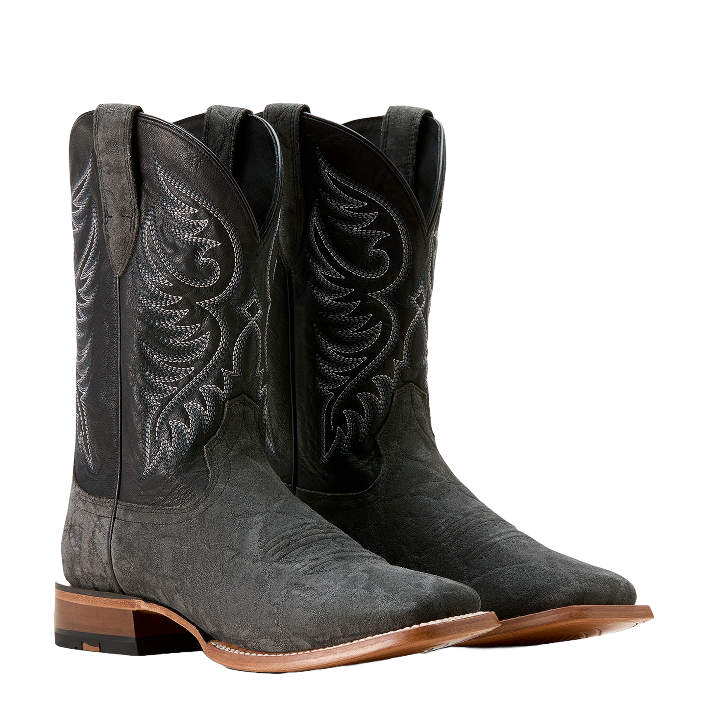 Ariat Men's Wiley Black Elephant Roughout Print Cowboy Boot 10053632