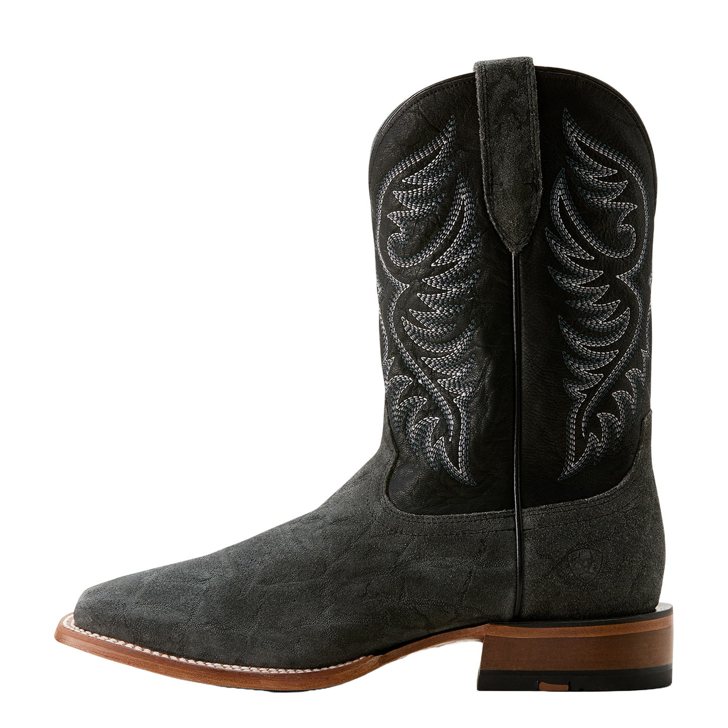 Ariat Men's Wiley Black Elephant Roughout Print Cowboy Boot 10053632