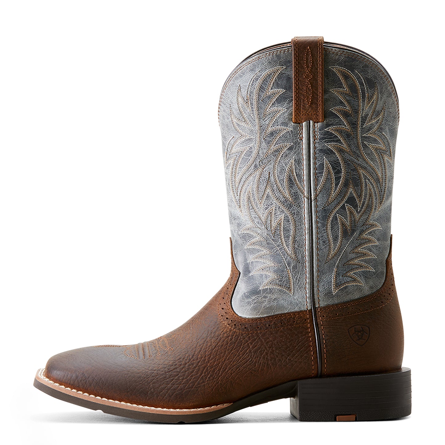 Ariat Men's Sport Wide Square Toe Glacier Blue Cowboy Boots 10053731