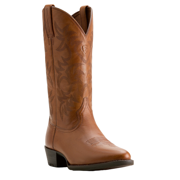Men’s Ariat 34725 Size 11D Heritage R Toe Western Brown Leather Boots 15” Tall Ariat, Men main image 3