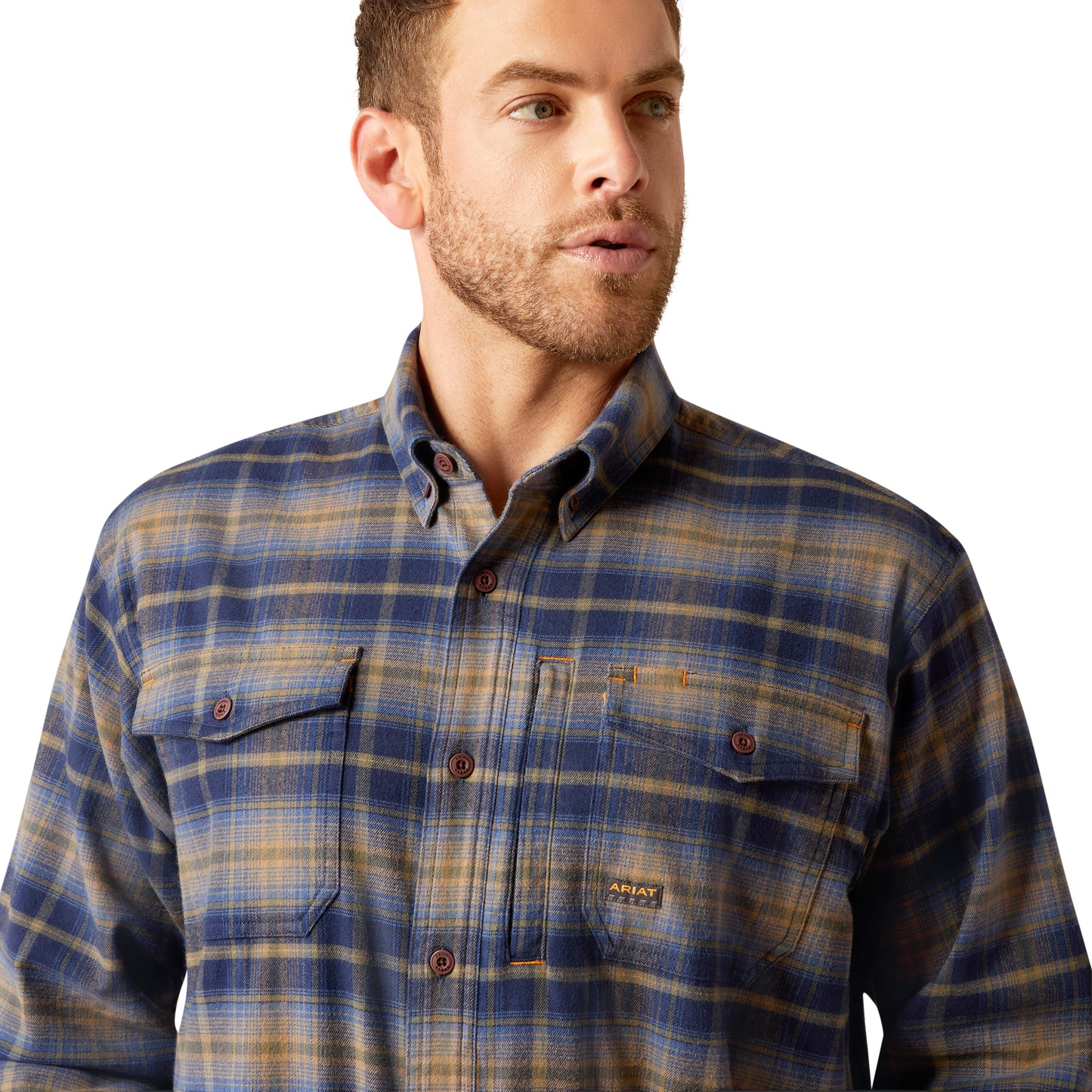 Ariat Men's Rebar Flannel DuraStretch Work Shirt 10052803
