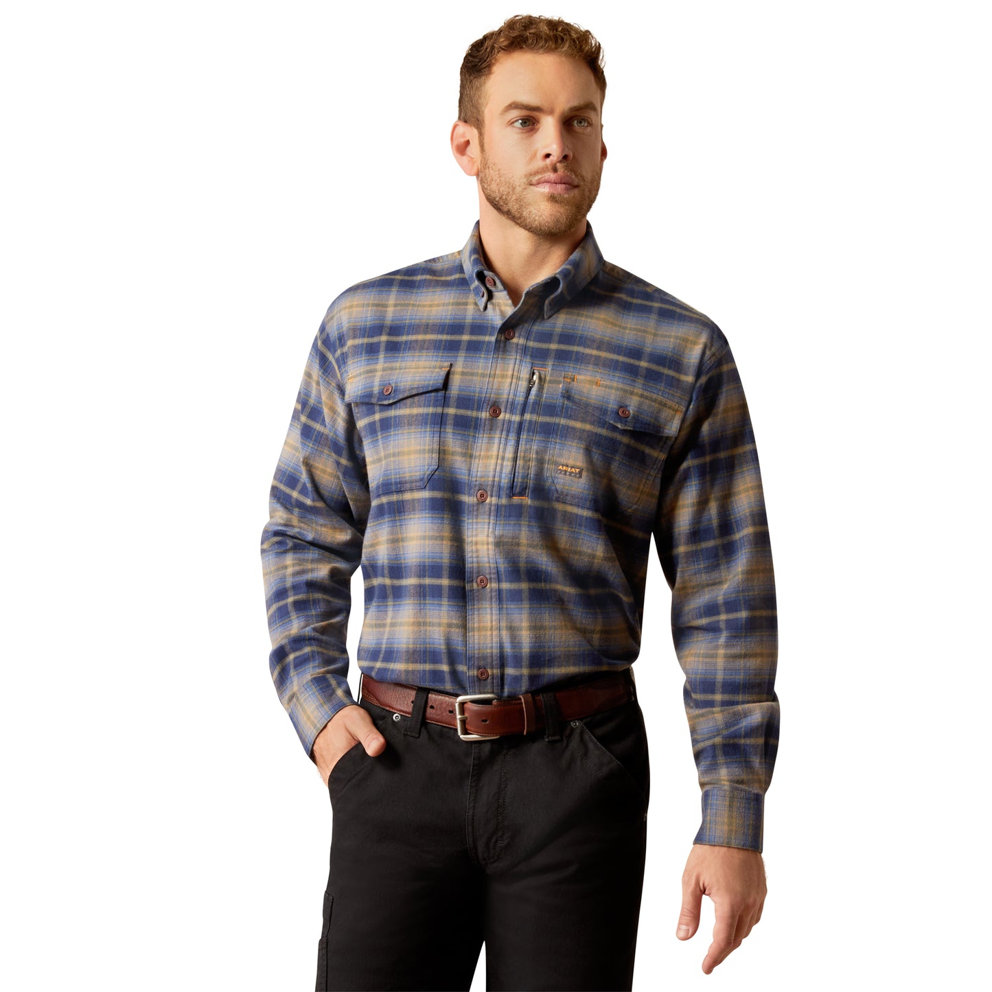 Ariat Men's Rebar Flannel DuraStretch Work Shirt 10052803