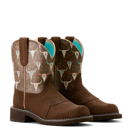 Ariat Ladies Fatbaby Heritage Farrah Barley Western Boots 10053635