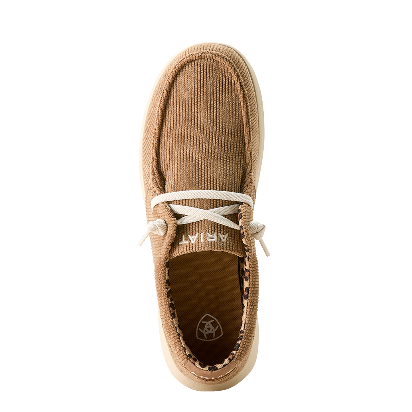 Ariat Ladies Tan Corduroy Hilo Slip On Shoe 10053703