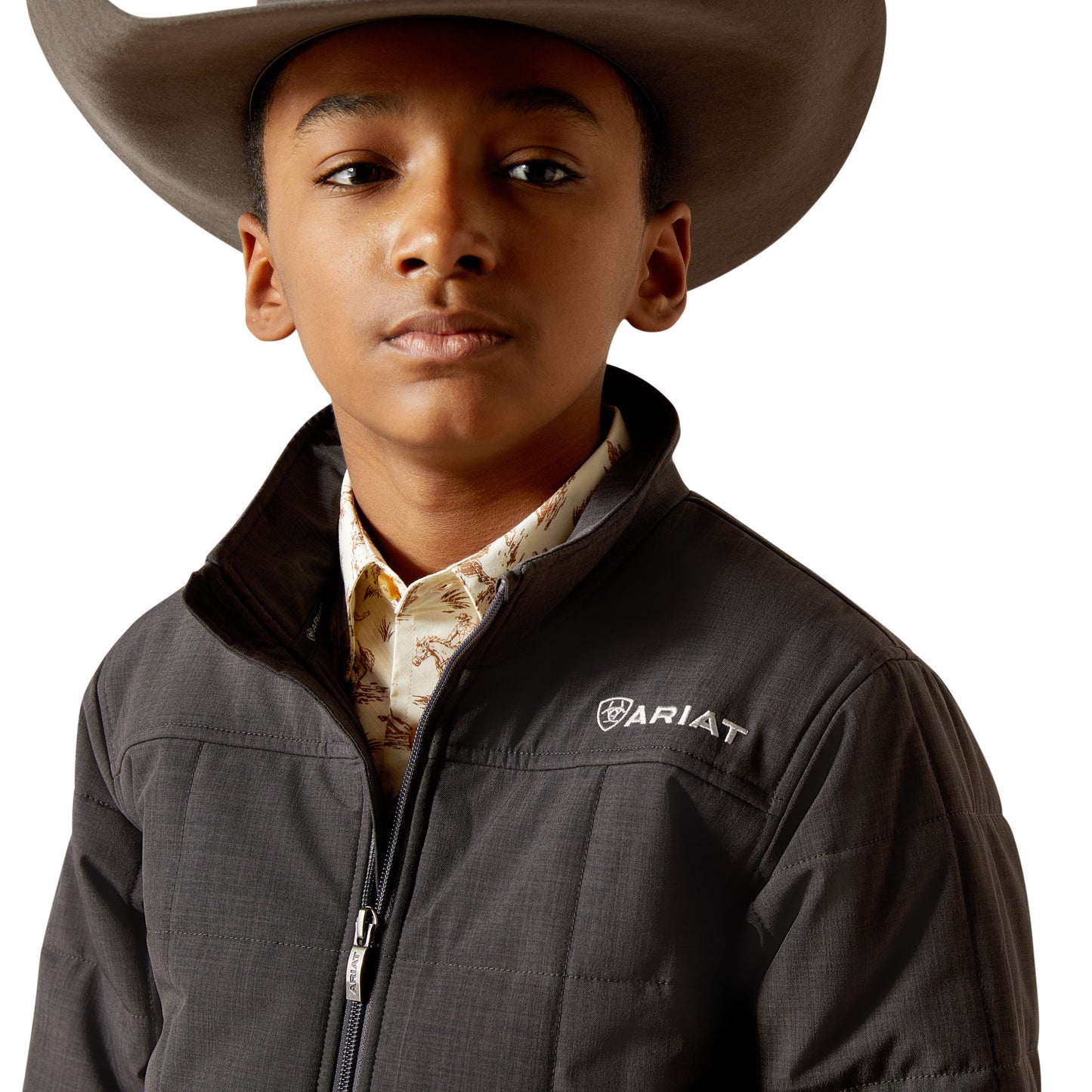 Ariat Youth Boy's Crius Insulated Phantom Heather Jacket 10062264