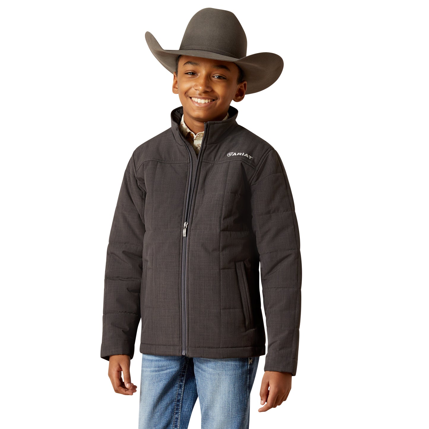 Ariat Youth Boy's Crius Insulated Phantom Heather Jacket 10062264