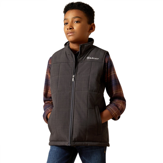 Ariat Youth Boy's Crius Phantom Heather Insulated Vest 10062265