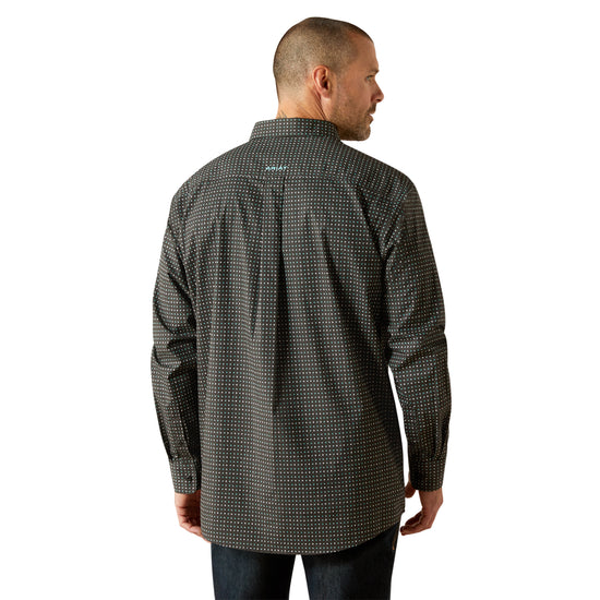 Ariat Men's Belmont Classic Fit Black Button Down Shirt 10062207