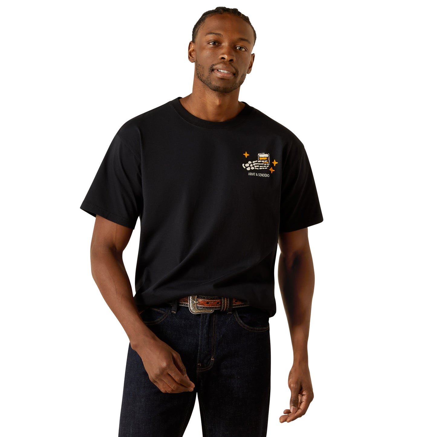 Ariat Men's Sendero When Life Gives You Agaves Black T-Shirt 10062401