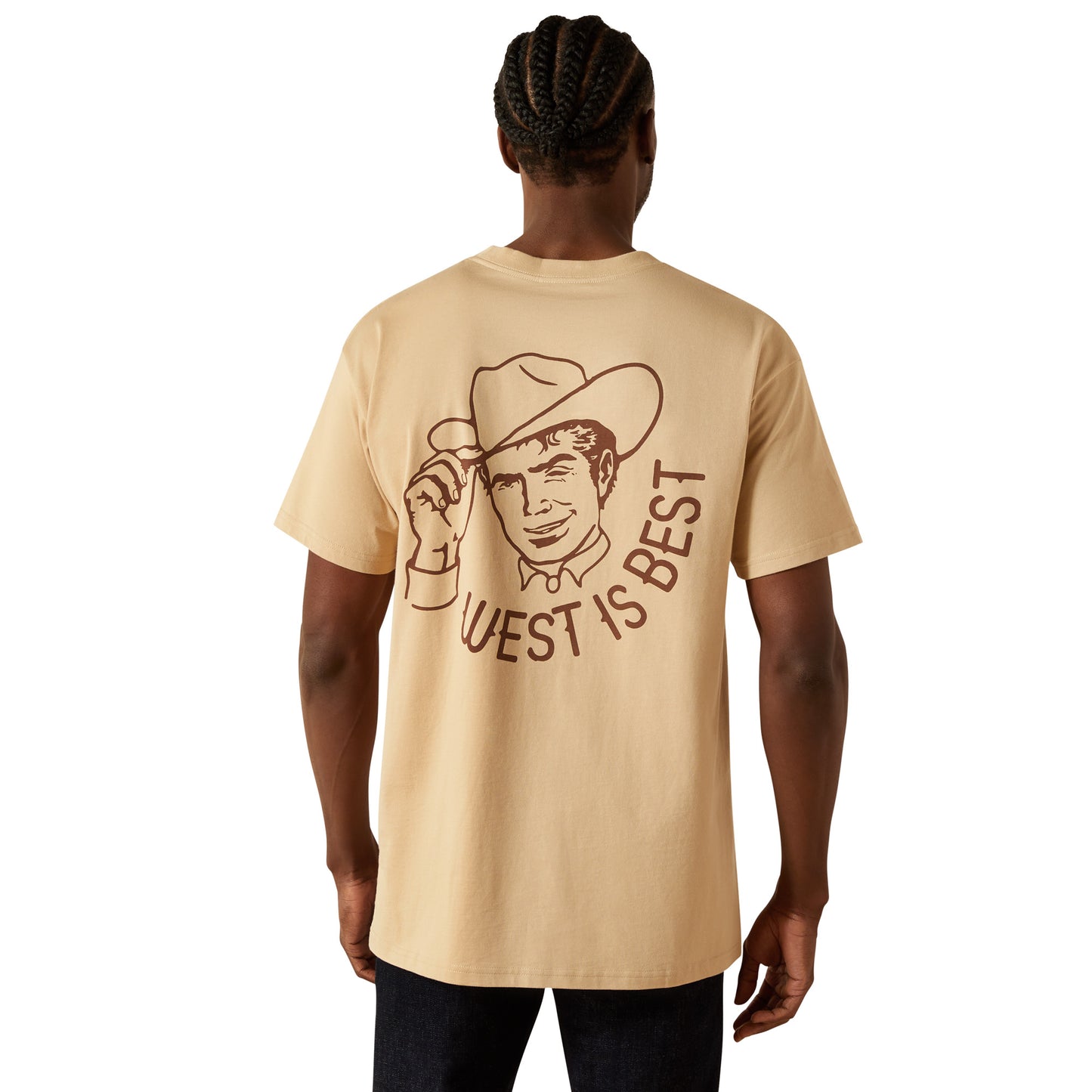Ariat X Sendero West Is Best Irish Cream T-Shirt 10062402
