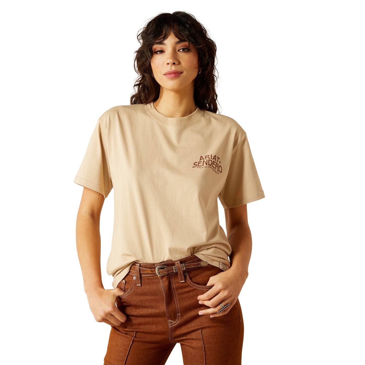 Ariat X Sendero West Is Best Irish Cream T-Shirt 10062402