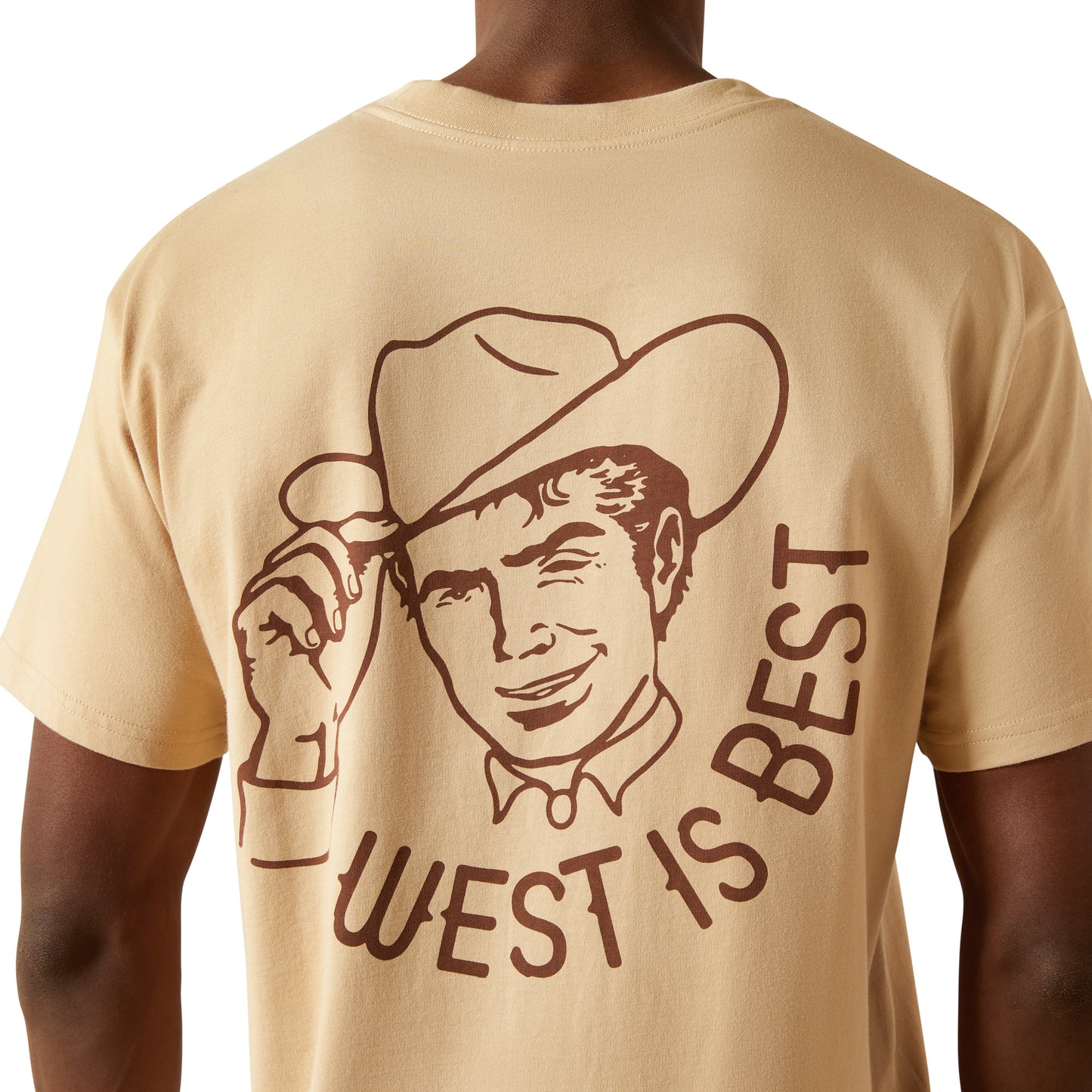 Ariat X Sendero West Is Best Irish Cream T-Shirt 10062402