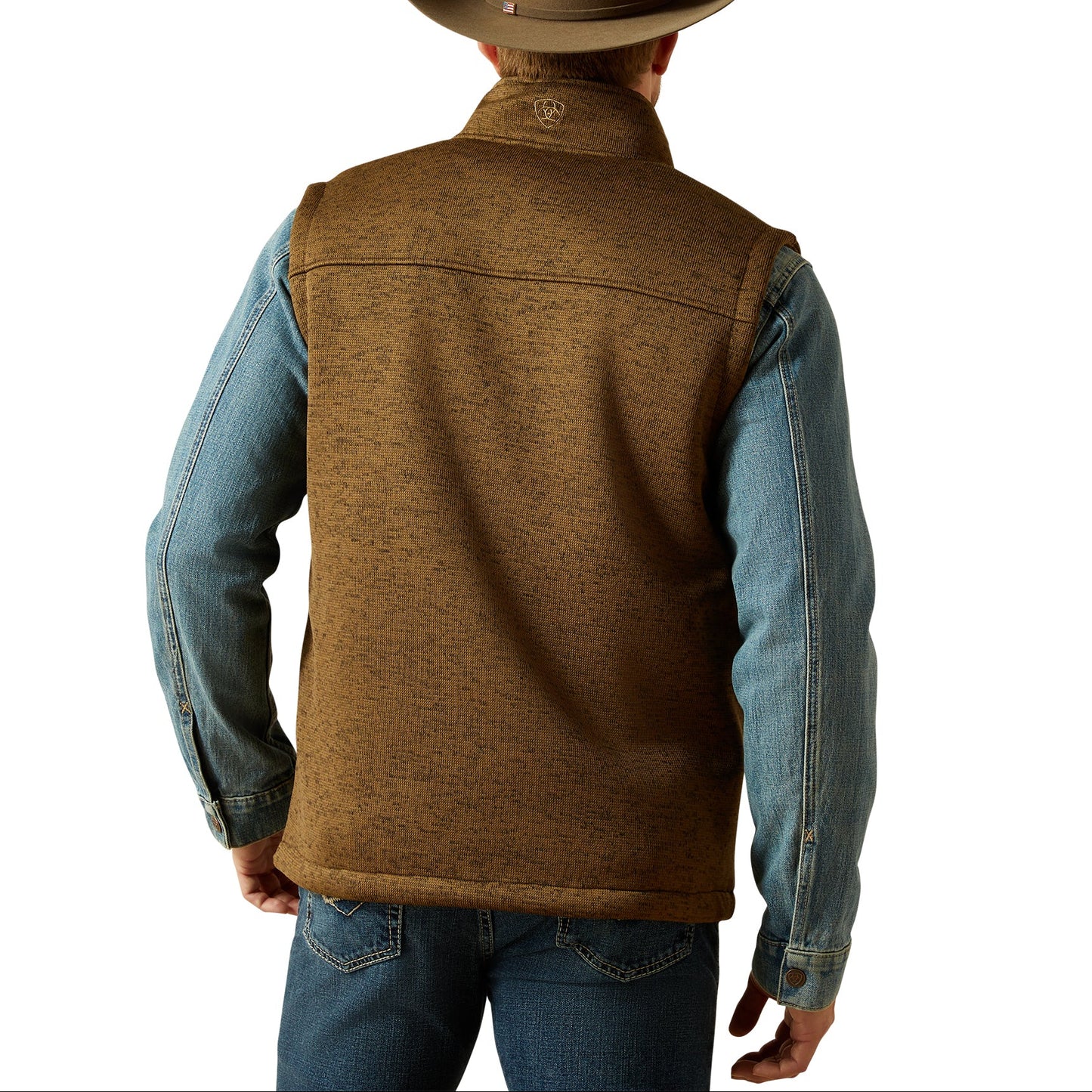 Ariat Men's Caldwell Cub Brown Sherpa Vest 10062485