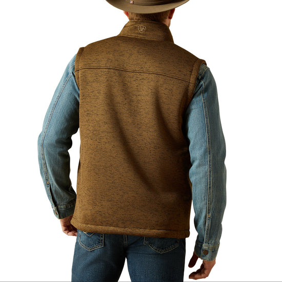 Ariat Men's Caldwell Cub Brown Sherpa Vest 10062485