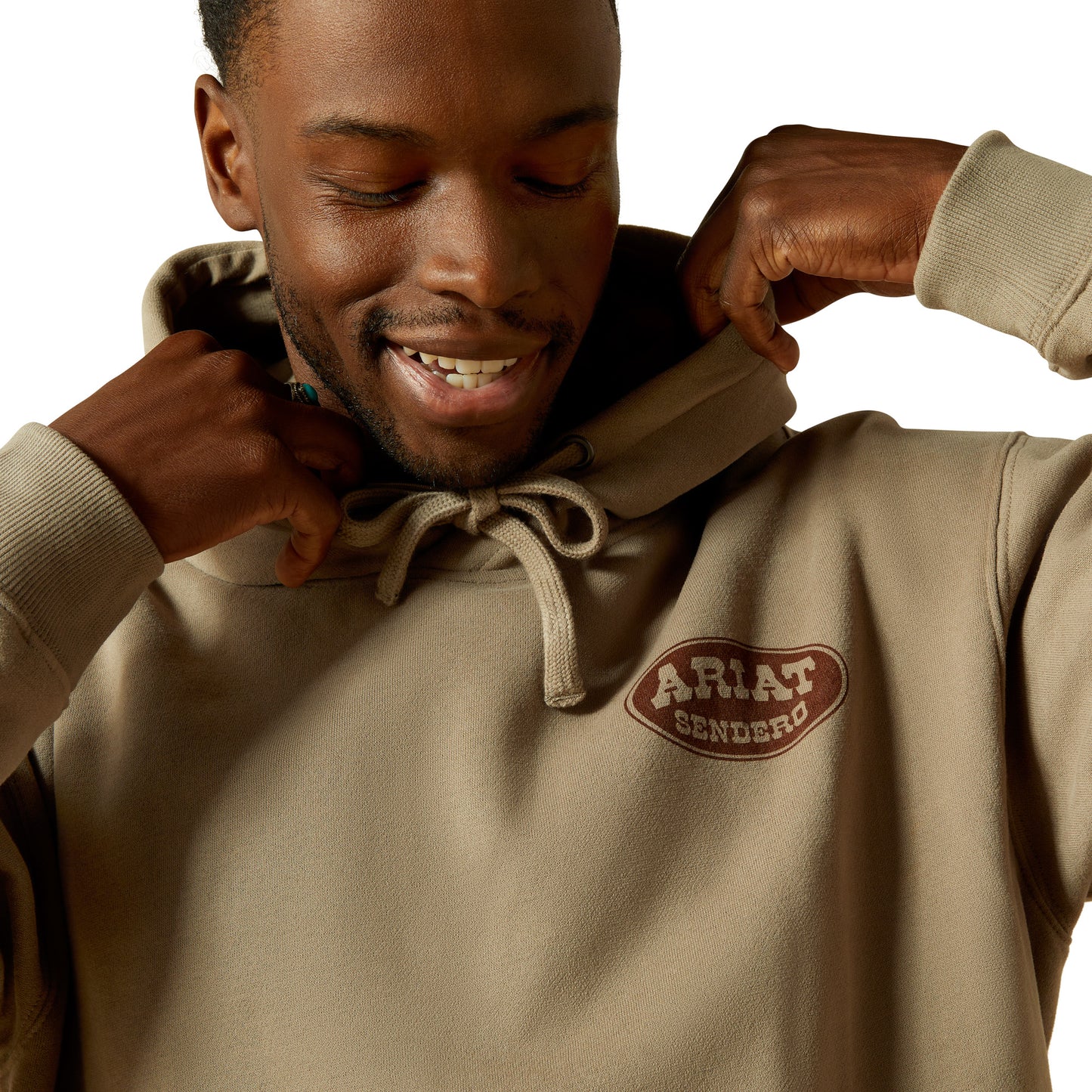 Ariat X Sendero Slow Horses Brindle Beige Hoodie 10062503