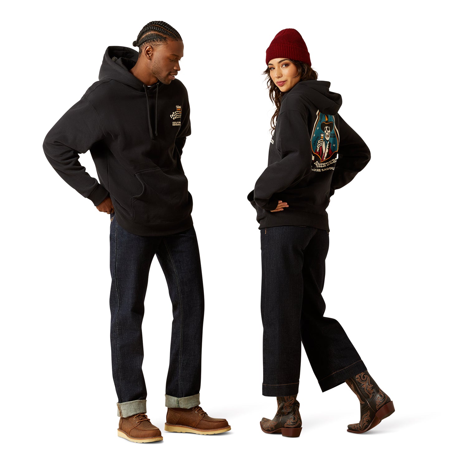Ariat X Sendero When Life Gives You Agaves Black Hoodie 10062504